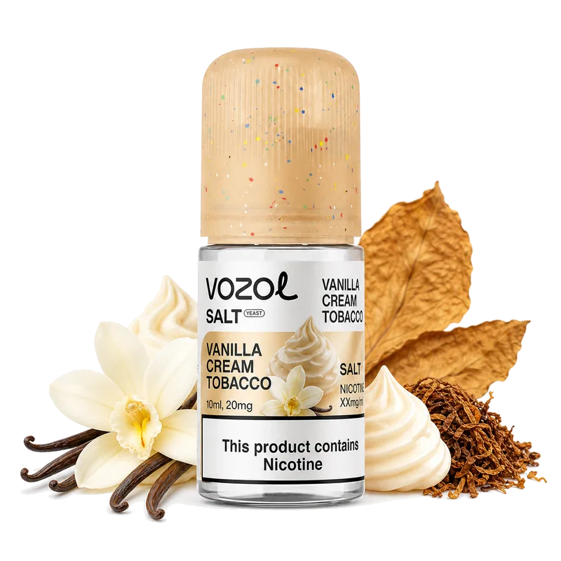 Vozol Salt Vanilla Cream Tobacco 5% 30 ml Vozol Salt Vanilla Cream Tobacco 5% 30 ml nicotine salt e-liquid