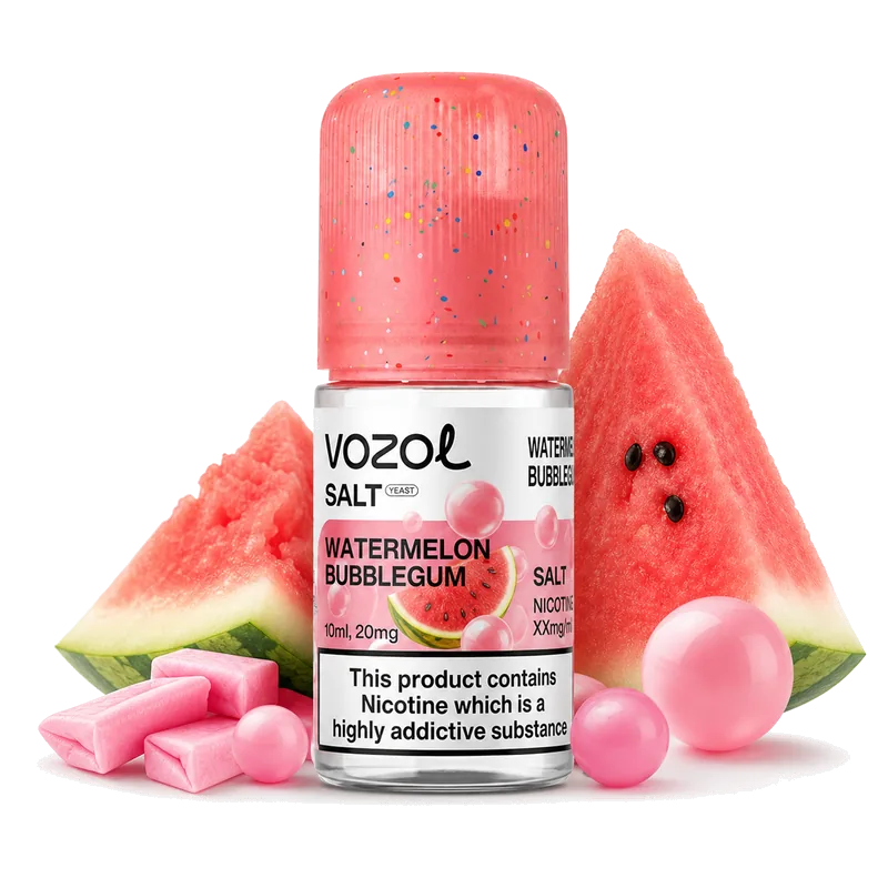 Vozol Salt Watermelon Bubblegum 5% 30 ml Vozol Salt Watermelon Bubblegum 5% 30 ml nicotine salt e-liquid