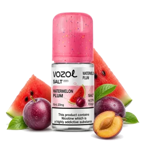 Vozol Salt Watermelon Plum 5% 30 ml nicotine salt e-liquid