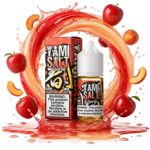 Yami Apple Peach 30 ml nicotine salt e-liquid