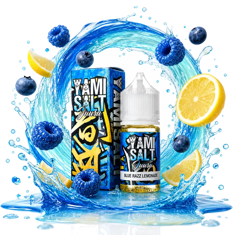 Yami Blue Razz Lemonade 30 ml Yami Blue Razz Lemonade 30 ml nicotine salt e-liquid