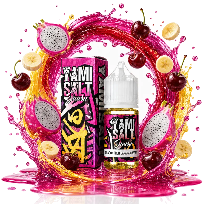 Yami Dragon Fruit Banana Cherry 30 ml Yami Dragon Fruit Banana Cherry 30 ml nicotine salt e-liquid