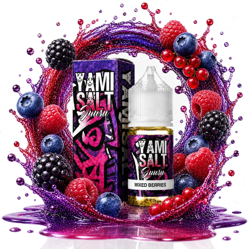 Yami Mixed Berries 30 ml Yami Mixed Berries 30 ml nicotine salt e-liquid