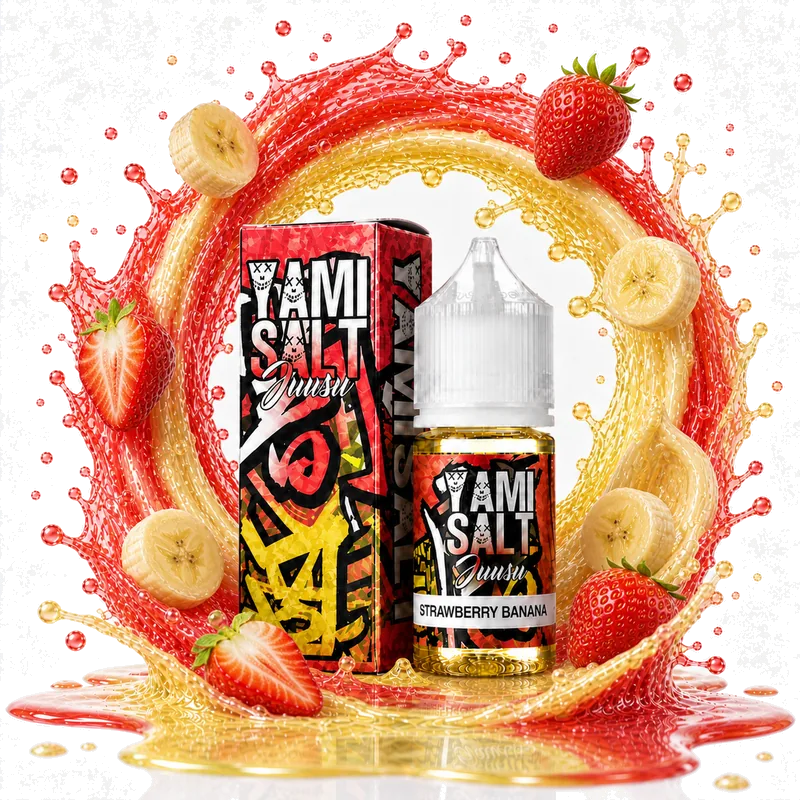 Yami Strawberry Banana 30 ml Yami Strawberry Banana 30 ml nicotine salt e-liquid