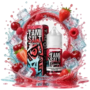 Yami Strawberry Raspberry Cherry Ice 30 ml nicotine salt e-liquid